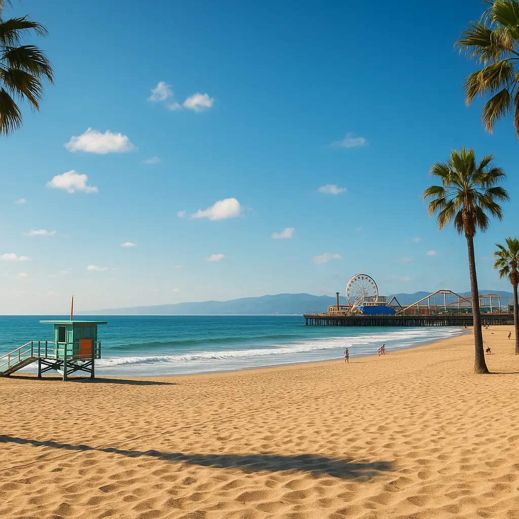 Santa Monica coastline