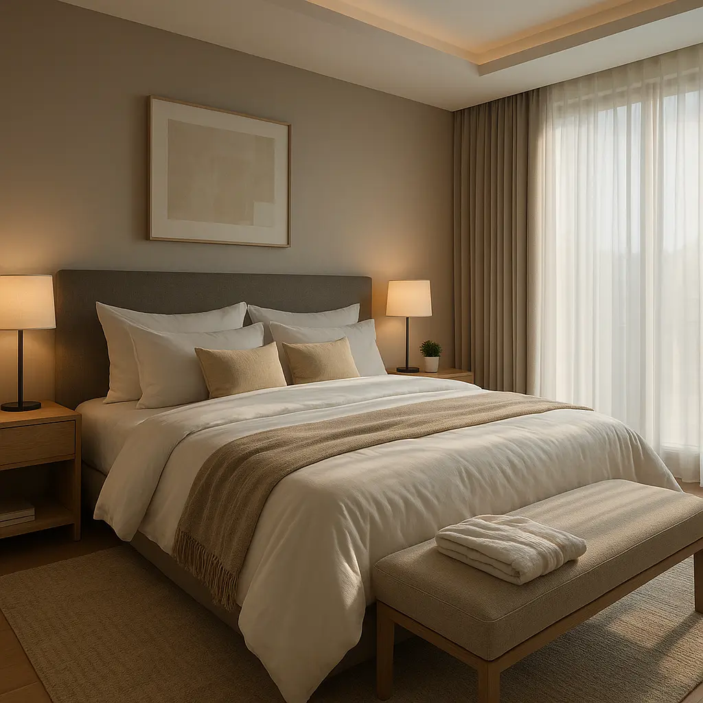 Modern suite interior